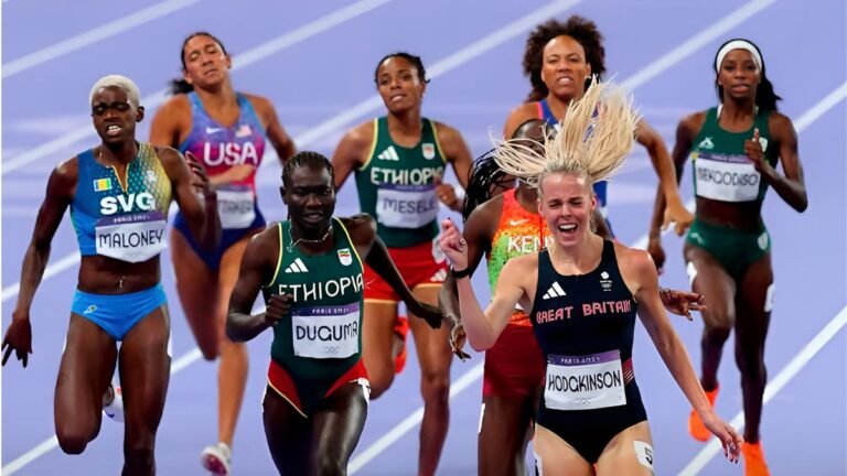 Keely Hodgkinson Wins Gold in 800 Meters at Paris Olympics